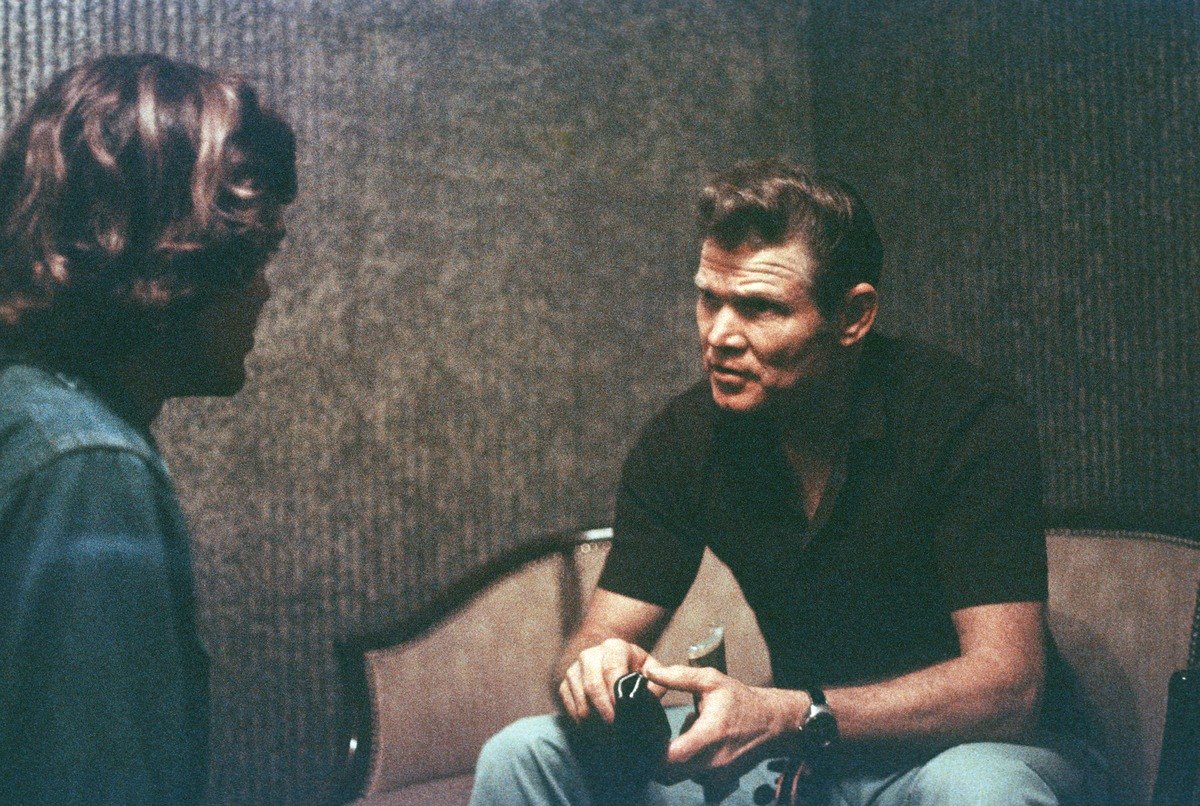 Fiddler Vassar Clements performing in Seattle in September 1974.