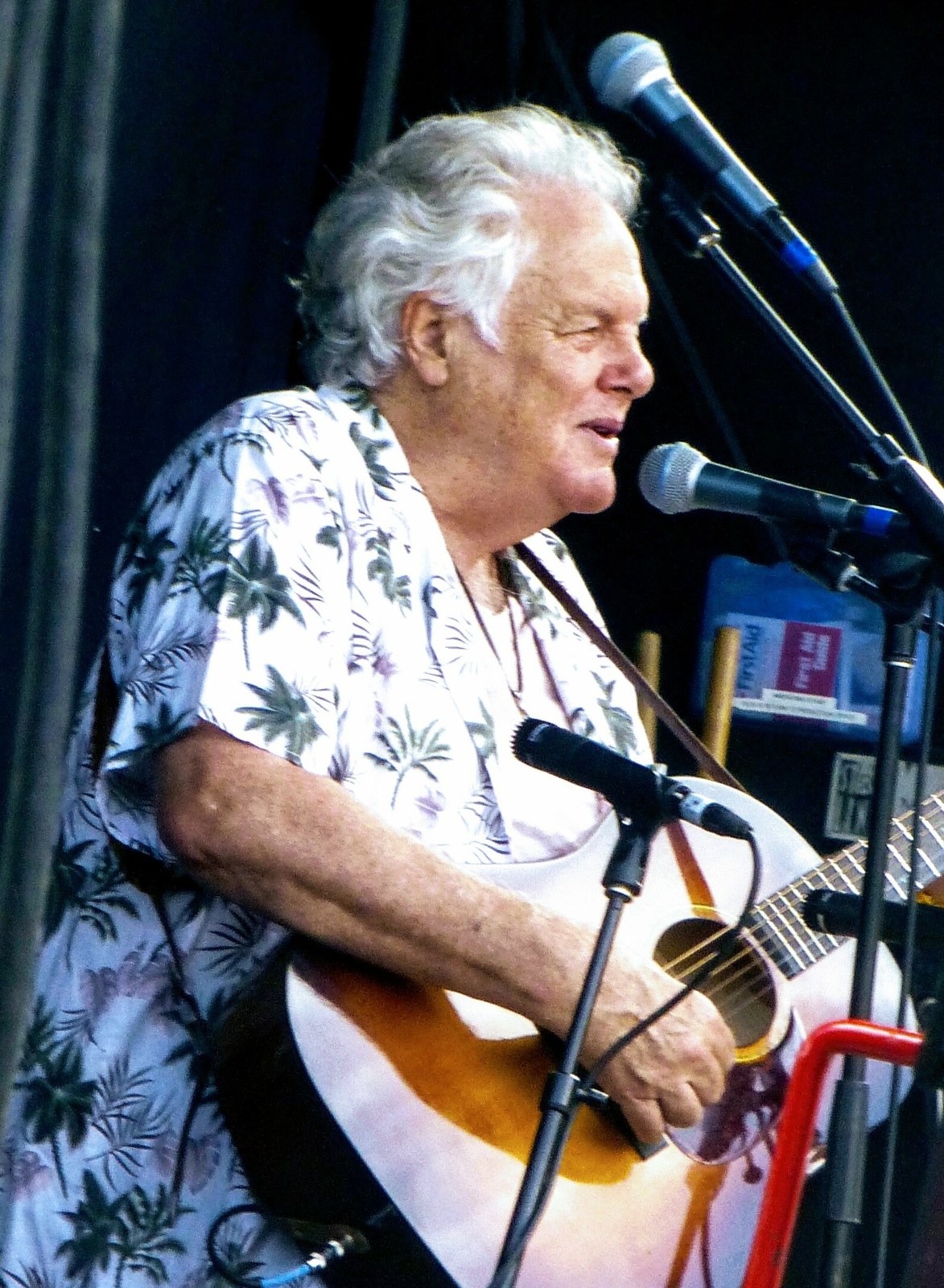 Peter Rowan performing at MerleFest, 2017.