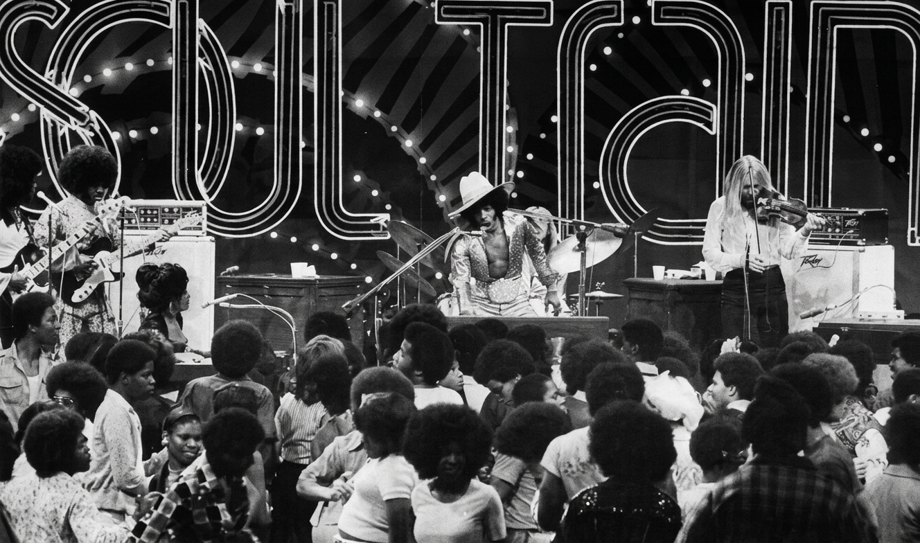 Sly and the Family Stone performing on Soul Train